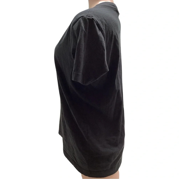 US Blanks Black V-Neck Tee Size Large Preowned - Picture 3 of 5